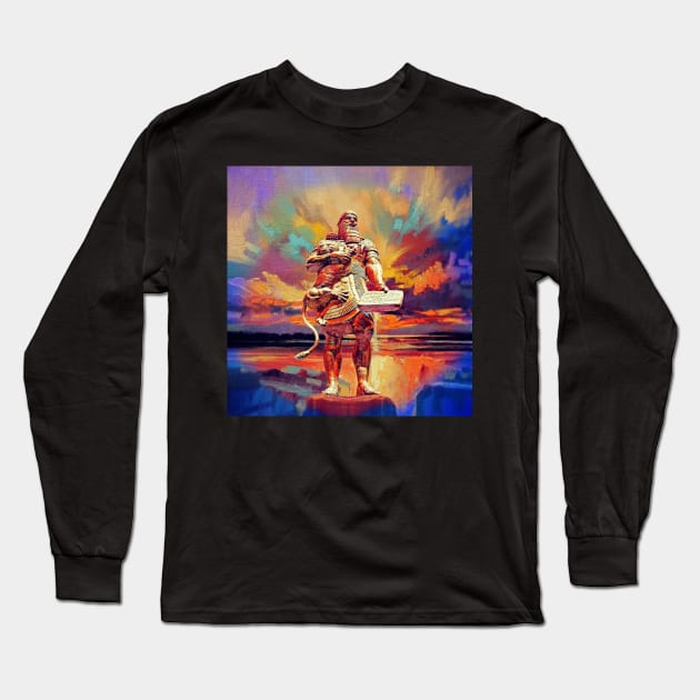 Gilgamesh Long Sleeve T-Shirt by doniainart